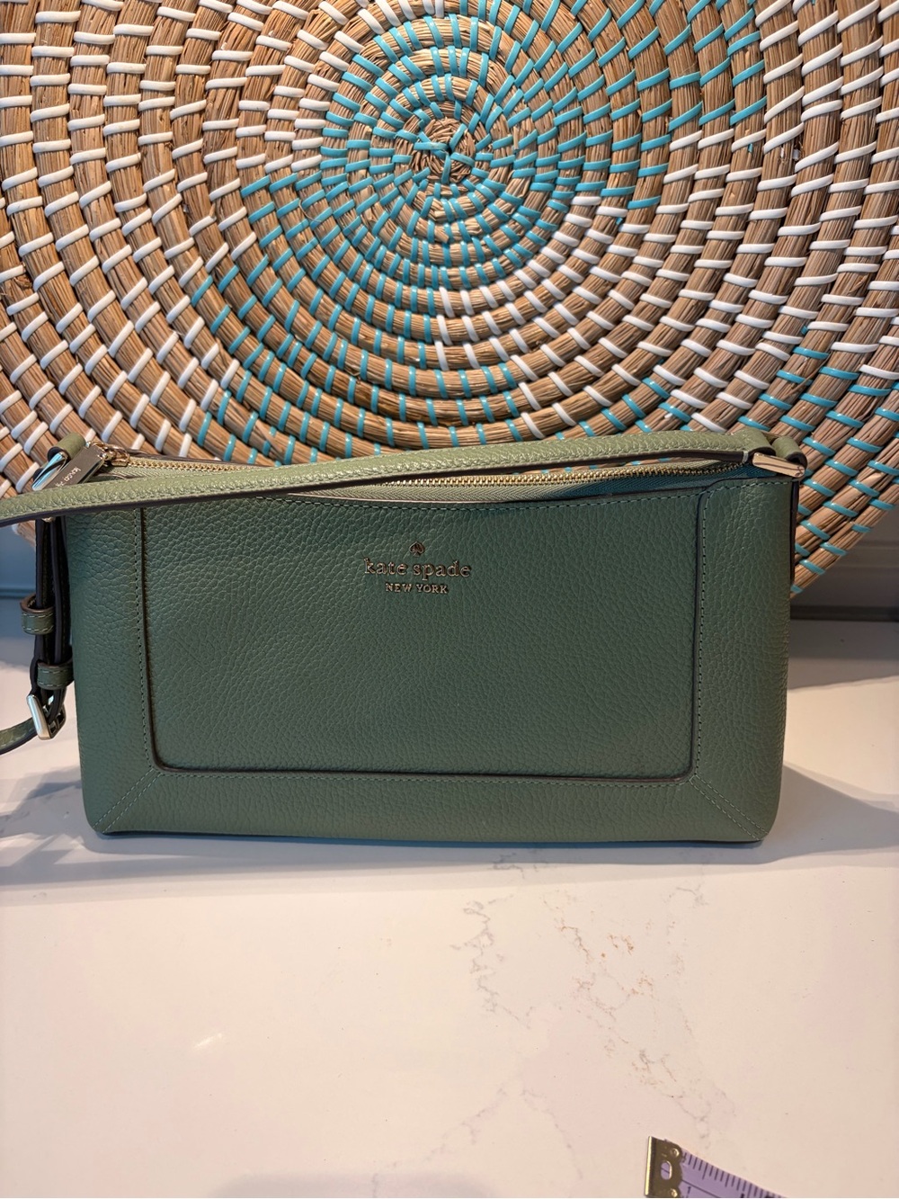 Kate Spade Green Leather shoulder Bag